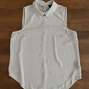 WHO WHAT WEAR POLKA DOT TOP